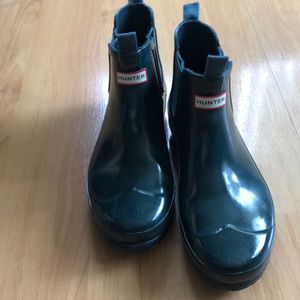 Hunter rain boots (deep Green)